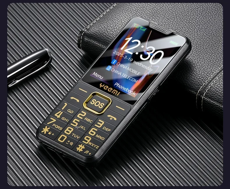 NEW Uniwa YEEMI K3 4G Feature Keypad Phone 2.6 Inch Big Button Loud Volume Dual SlM 2500mAh Keypad Phone for Elderly FM Radio