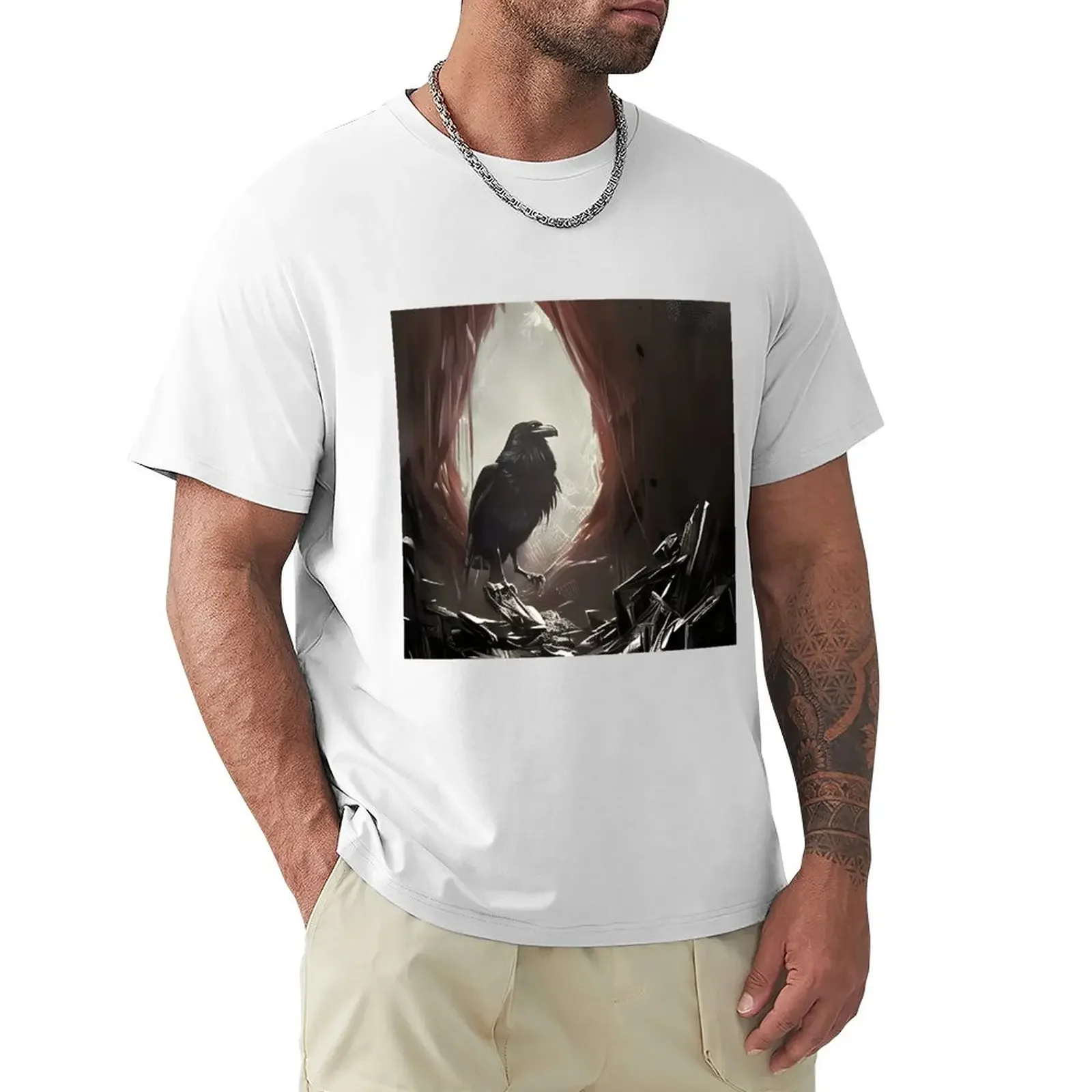 Citazione The Raven T-Shirt Tees Kawaii Clothes Men Clothes
