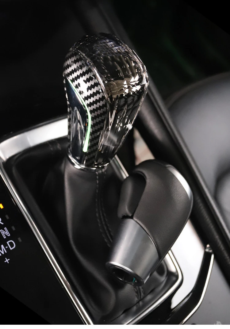 Crystal Shift Knob Is Suitable For Mazda Series, With A Seven Color Led Gear Hea
