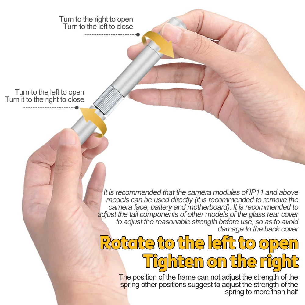 Mobile Phone Glass Back Cover Blasting Pen Crack Demolishing Pen Glass Frame Removal Repair Tool For Smartphone Rear Housing