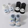 0-6M New Cute Baby Socks Cotton Newborn Sock Autumn Spring Cartoon 3D Elastic Stretch Baby Boy Girl Floor Socks Baby Stuff 4