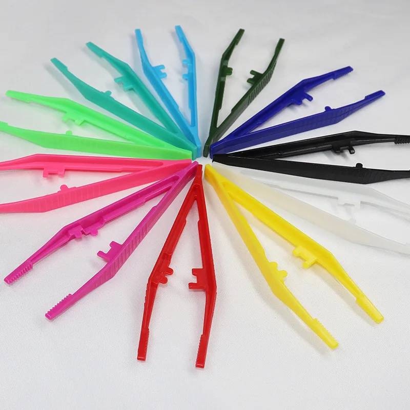 Disposable Plastic Tweezers Kids Tweezers Toy Plastic Medical