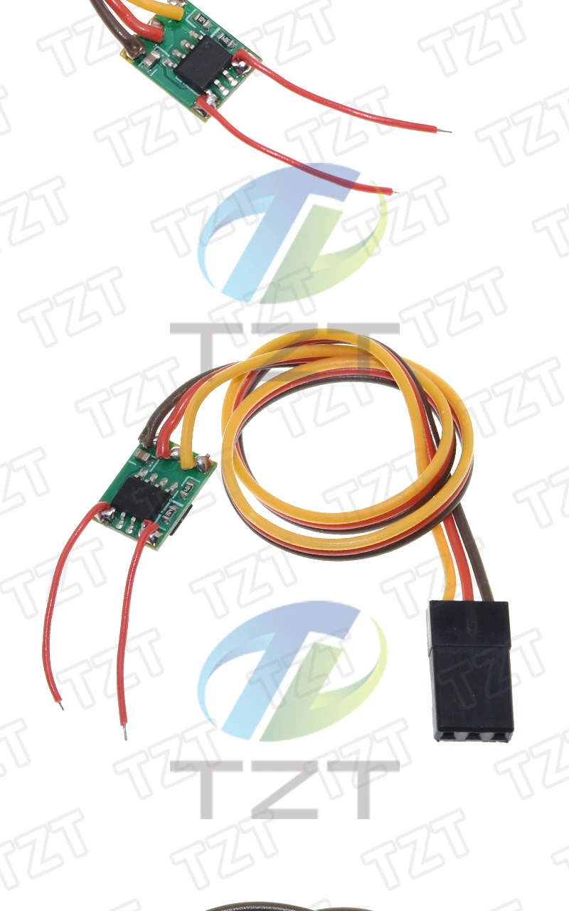 1/3 Stück Mini-Servo-Inverter, Servosignalumkehrer, Schalterkabel, 3-24 V, für Servo, RC, Flugzeug, Auto, Boot – Detail 3