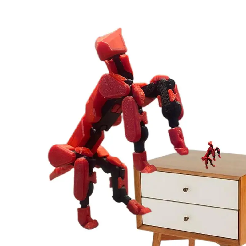 

3D Dog Figures Joints Moveable Multi-Jointed Movable Figure Toy In Dog Shape Creative DIY Assembly Decorative Home Ornaments For