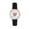 Cute Heart-shaped Dial Glowing Children's Watch Luminous Fluorescent Female Student Fashion Watch Simple love at first sight 6