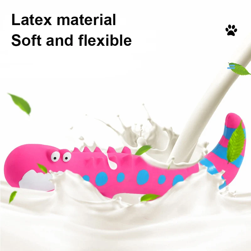 Dog Chew Toy Latex Lizard Squeaky Pet Toys For Small Medium Dogs Interactive Funny Dog Sounding Training Toy Pet Supplies 5