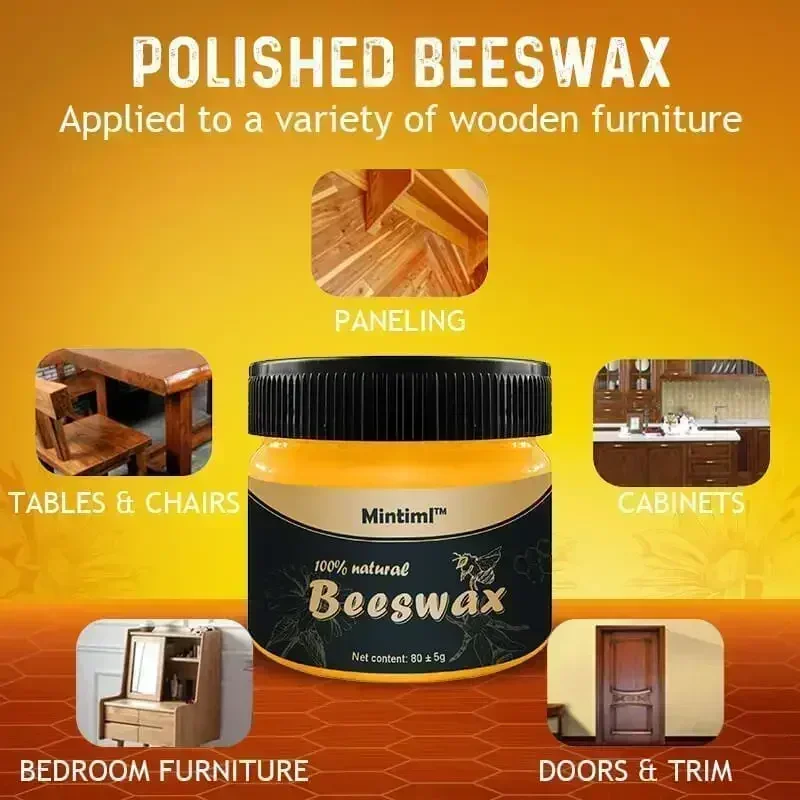 Wood Seasoning Beewax Organic Natural Pure Wax Furniture Care Maintenance  Wax Wood Cleaning Polished Overseas Warehouse Dropship - AliExpress