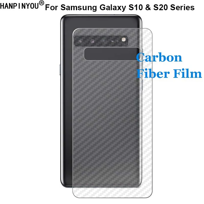 Для Samsung Galaxy S10 S10e S20 Lite Plus Ultra LTE / 5G 3D защитная пленка из углеродного волокна с защитой от отпечатков пальцев