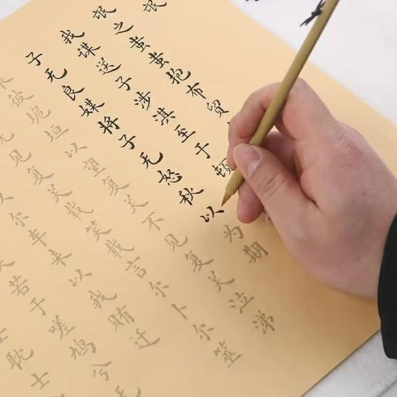 Brush Copybooks Chinese Ouyang Xun Yan Zhenqing Brush Calligraphy Copybook Heart Sutra Regular Script Official Script Copybook