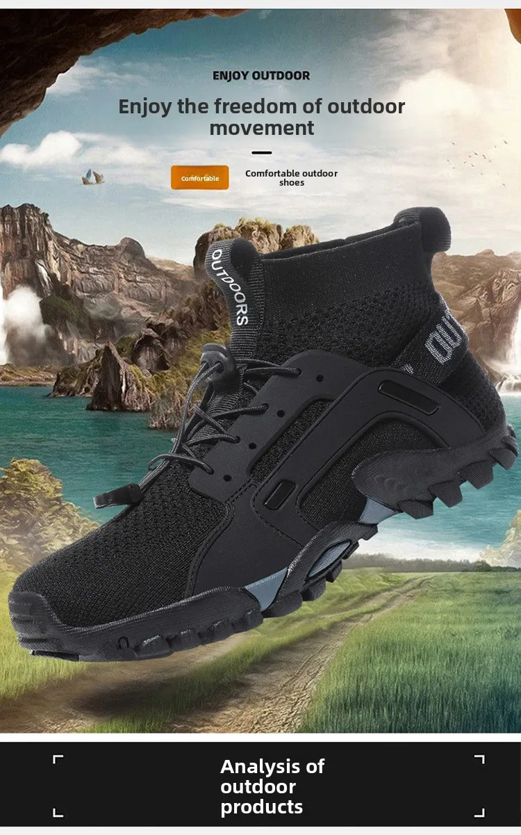 Scarpe da trekking e da scoglio unisex per escursioni outdoor_voghion.com