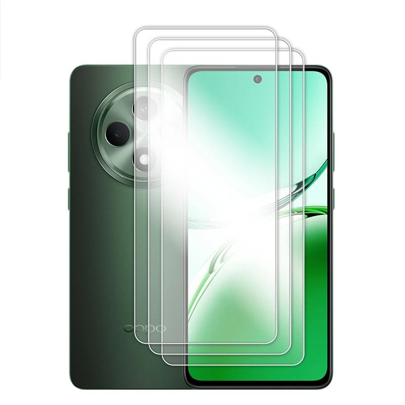 Oppo Reno12 Premium Transparent Screen and Lens Protector - 6.67 inch Tempered Glass