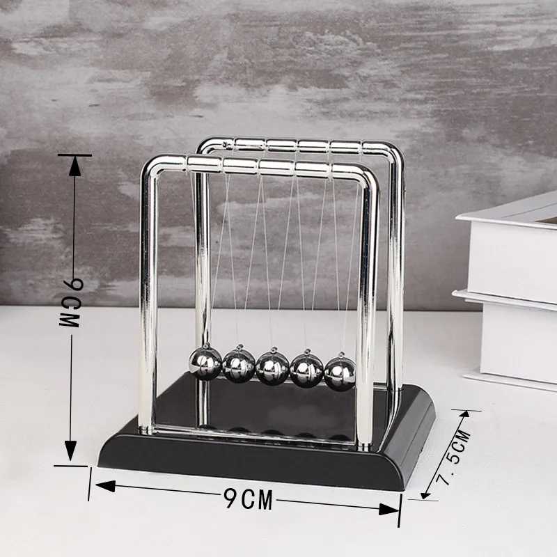 Christmas plastic Newton's bump balls stress-relief pendulum floats toys office decor creative gifts