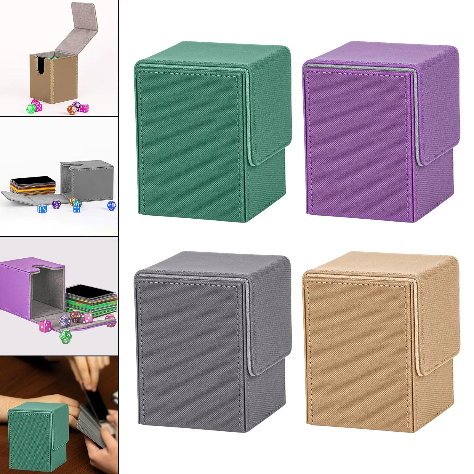 PULeatherDeckCaseCardProtectorCardStorageDeckBoxPlayingCards