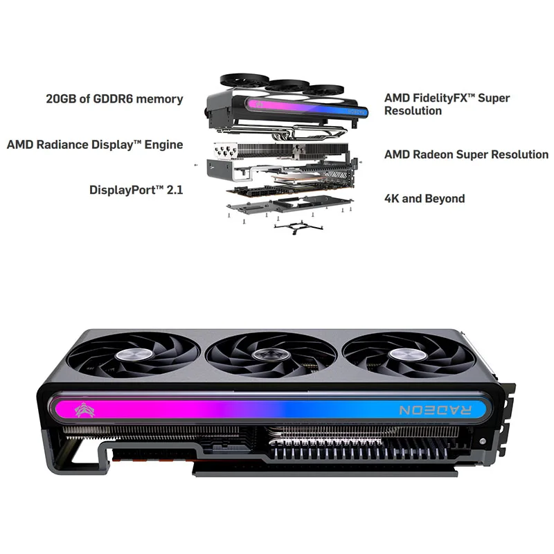 Sapphire New RX 7900 XT 20G GDDR6 OC Super Platinum Graphic Card 20GB  320bit D6 RX 7900XT Video Cards GPU 20Gbps - AliExpress