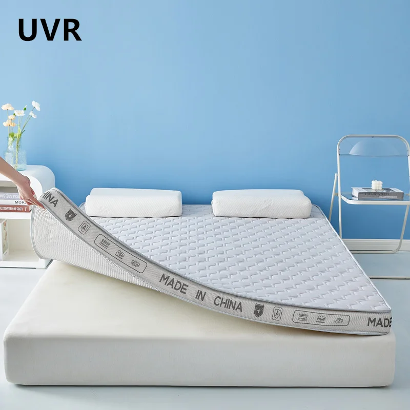 

UVR Natural Latex Mattress Slow Rebound Memory Foam Filled Single Tatami for Home Hotel Folding Double Mattress Full Size