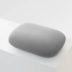 Deluxe Comfort Memory Foam Travel Neck Pillow - Soft Support for Cervical Health & Relaxation (Cool feel(Grey))
