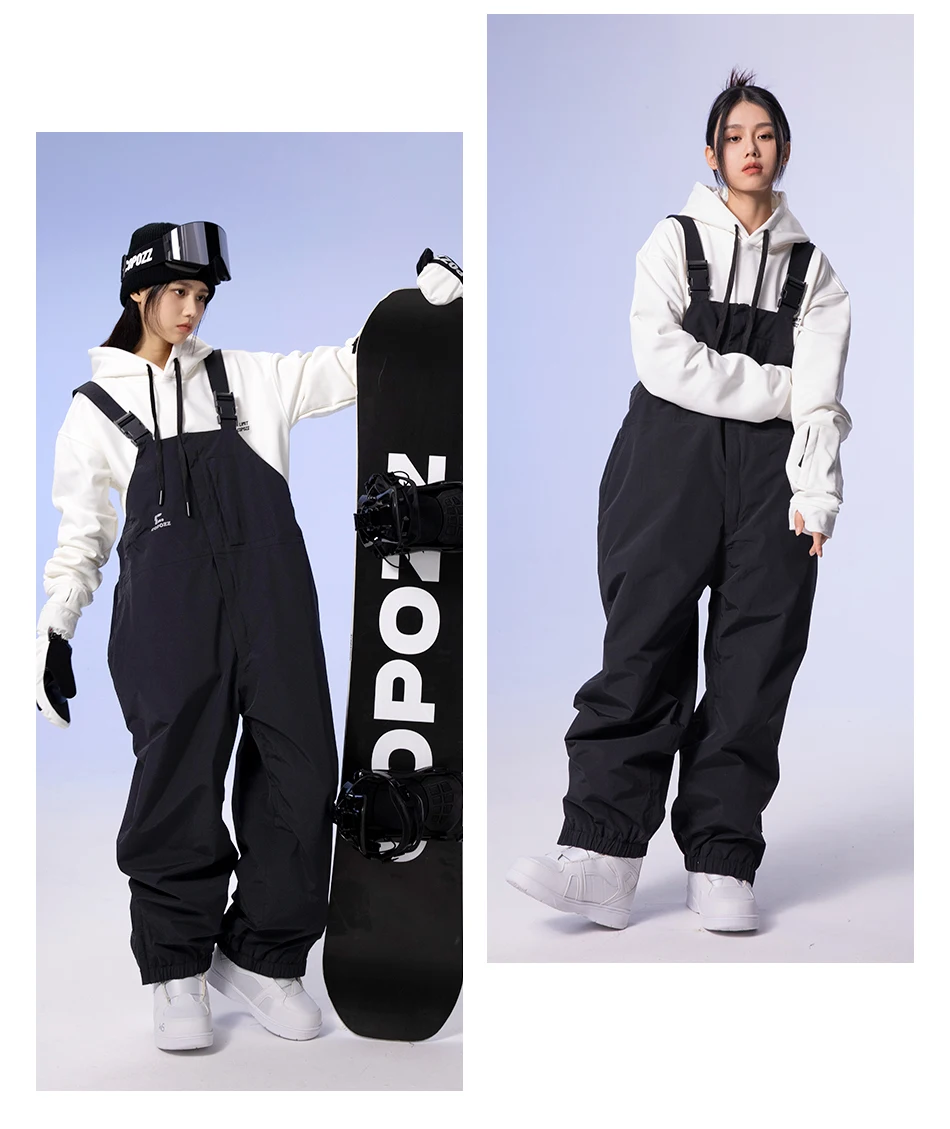 Copozz neue verdicken Männer Frauen Skihose wasserdichte Ski Latzhose Winter Snowboard hose warme gerade Overalls Ski overall – Detail 16