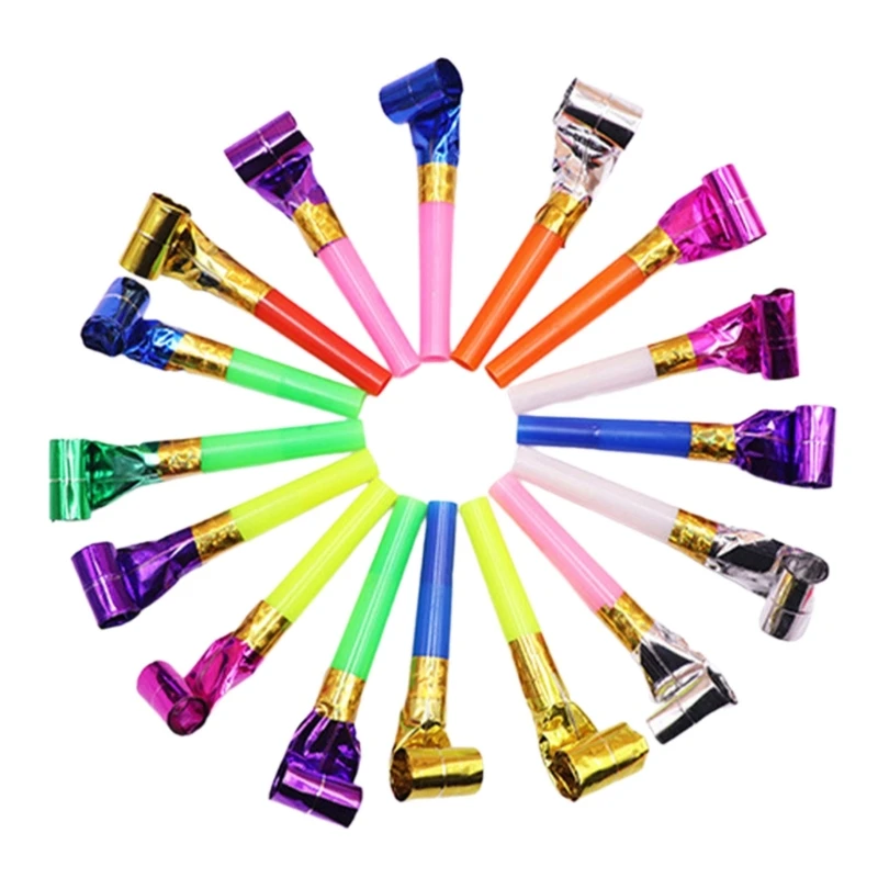 

Funny Blow Out Party Noise Maker Kids Birthday Play Toy Blowing Dragon Whistles