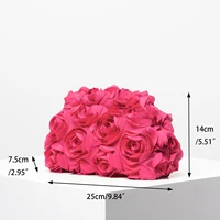 Elegant Rose Clutch Bag 5