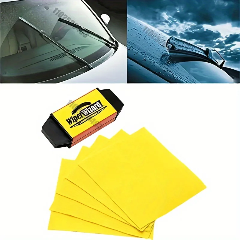 1pc Car Wiper Restorer Cleaning Wiper Guide Blade Repair Brush Automobile Parts Intelligent Maintenance