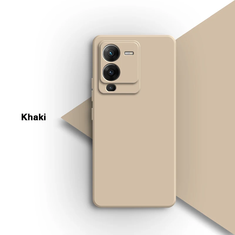 Enhanced Liquid Silicone Shockproof Soft Case - Sleek Straight Edge Design