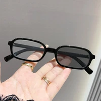Lunettes de myopie photochromiques pour hommes et femmes, monture carrée à la mode, lunettes de myopie haute définition Anti-lumière bleue 4