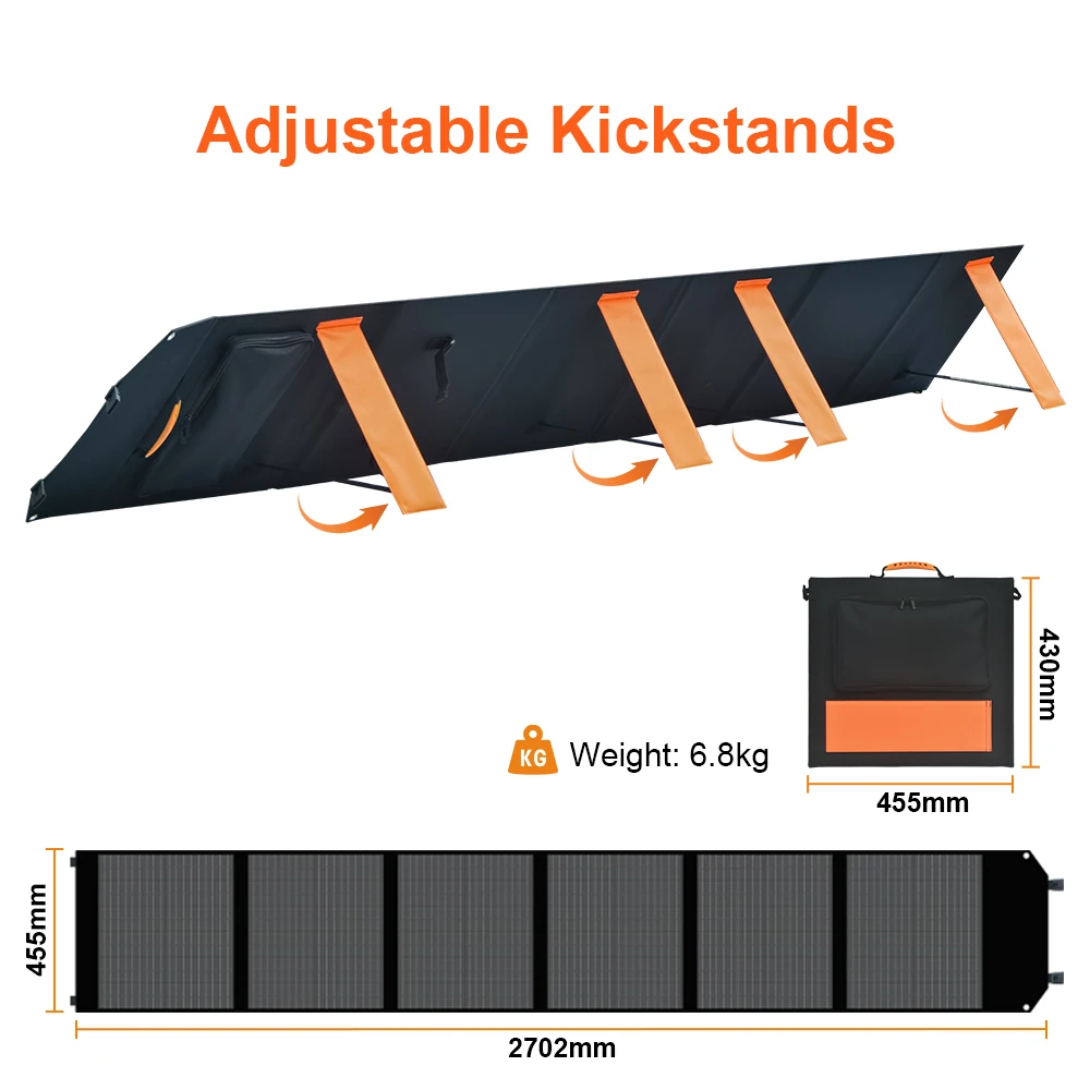 Système de panneaux solaires flexibles 200w, générateur solaire 36V, puissance de Camping, paquet pliable en silicium monocristallin, cellule photovoltaïque