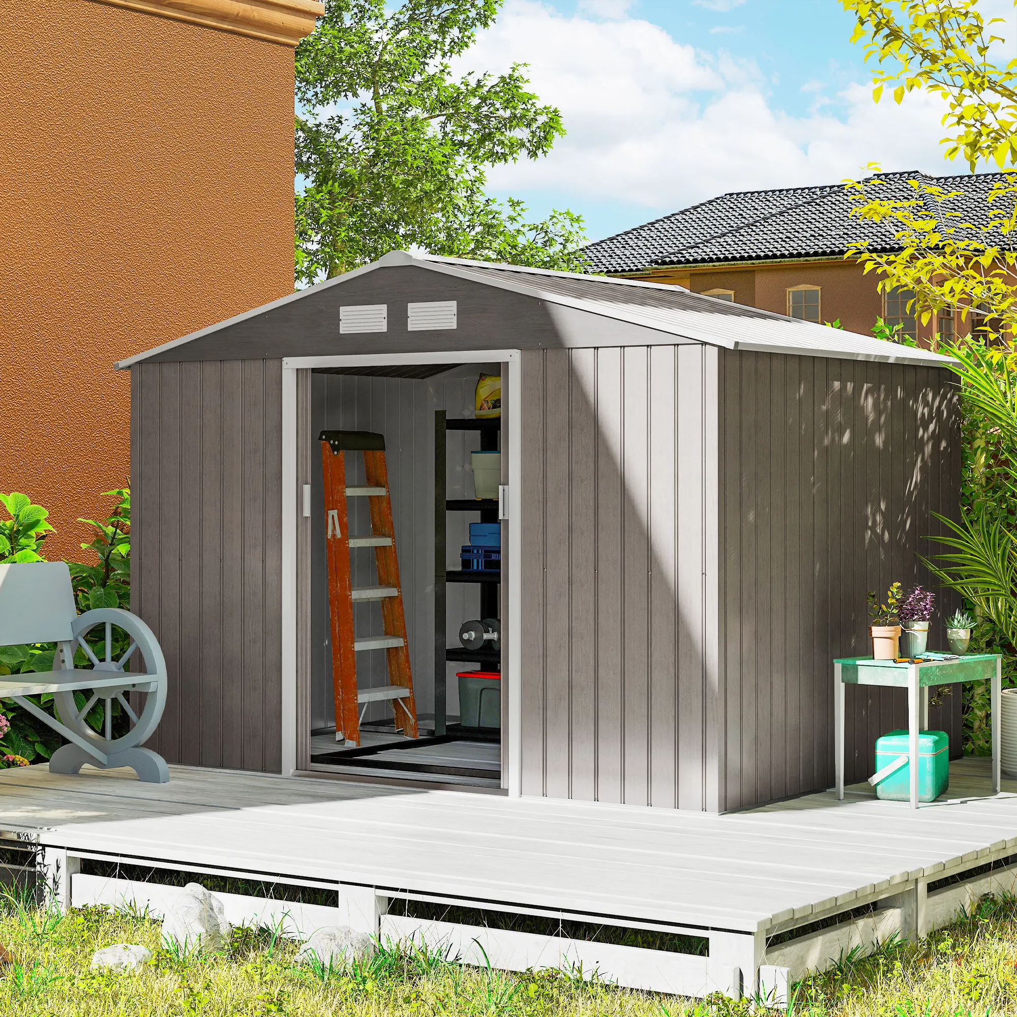 Budka ogrodowa Outsunny 4,9 m² z EU za $290.3 / ~1084zł