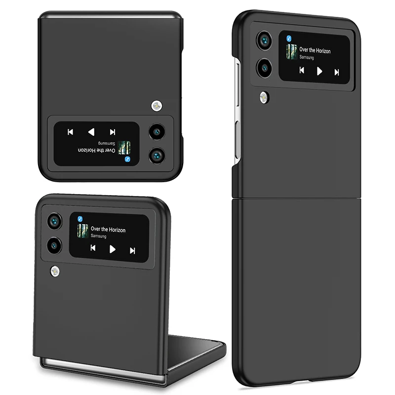 Per Samsung Z Flip 4 3 2 Custodia Untra Sottile Custodia Rigida Antiurto Anti-Impronta Per Z Flip Phones