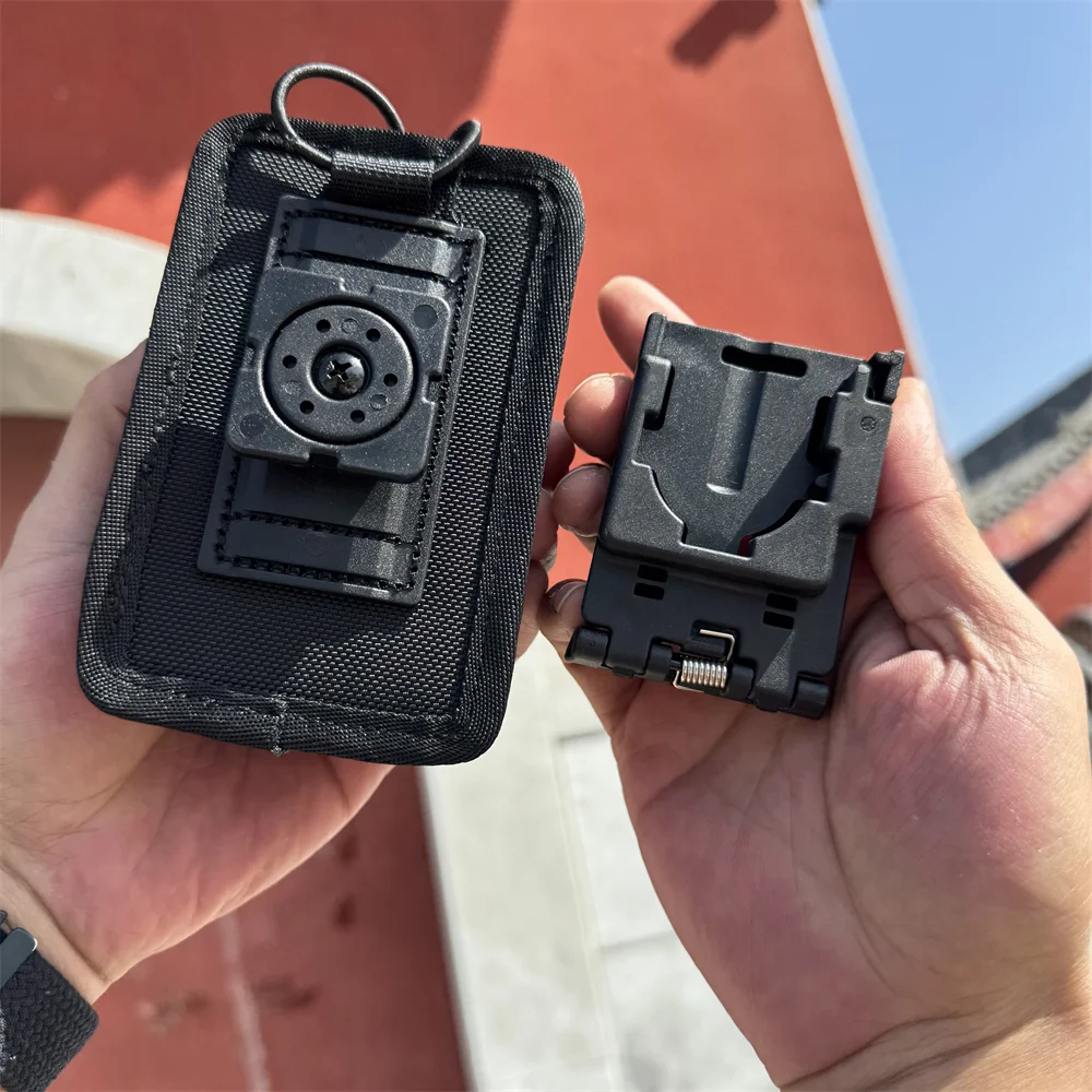 Jagd Taktische Molle Gürtel System Quick Release Walkie-Talkie Tasche 360-Grad-Drehung Modulare Radio Tasche – Detail 1