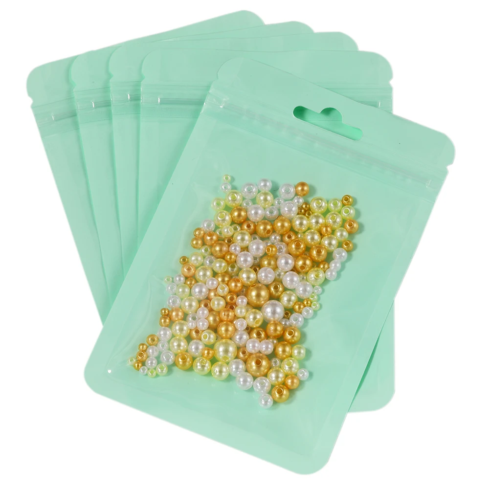 50/100pcs Green Reusable Plastic Zip Lock Bag Transparent Gift Wrapping Pouch Jewelry Packaging Cookie Food Zipper Storage Bags 50 100pcs green reusable plastic zip lock bag transparent gift wrapping pouch jewelry packaging cookie food zipper storage bags