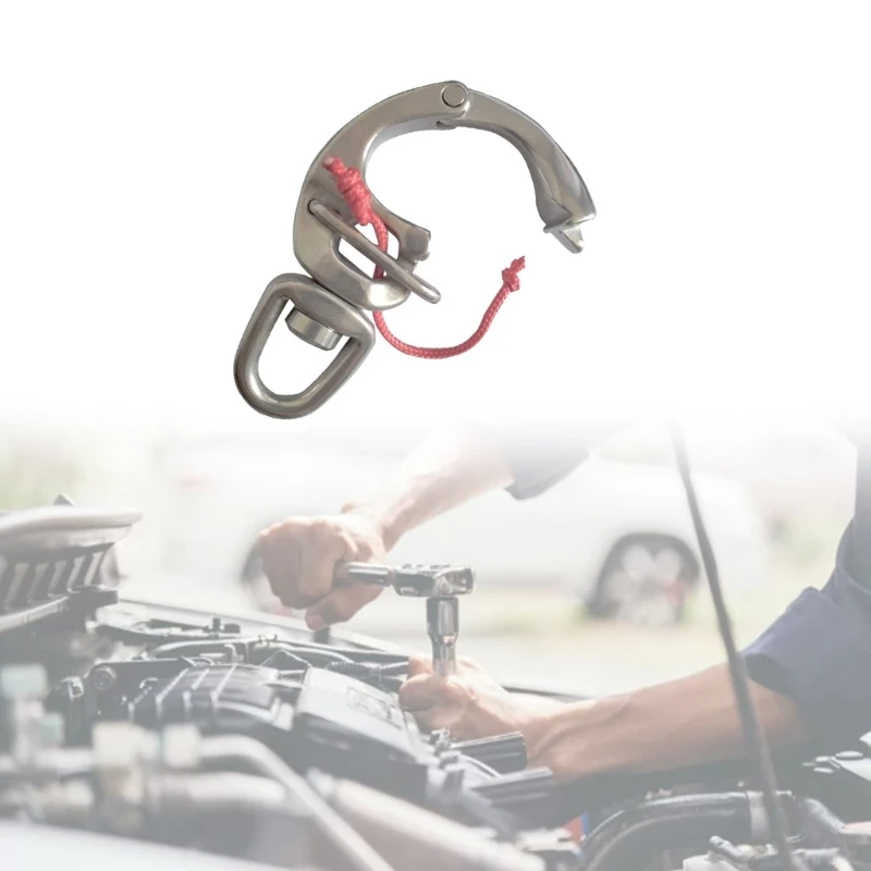 

Boats Fast Eye Hook 316 Stainless Steel 360 Degree Rotation High Hardness Hook for Yacht Marine Boats