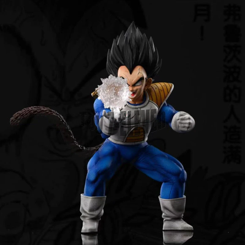In Stock Anime Dragon Ball Z Vegeta Figure Vegeta with Artificial Moon Action Figures 17CM PVC