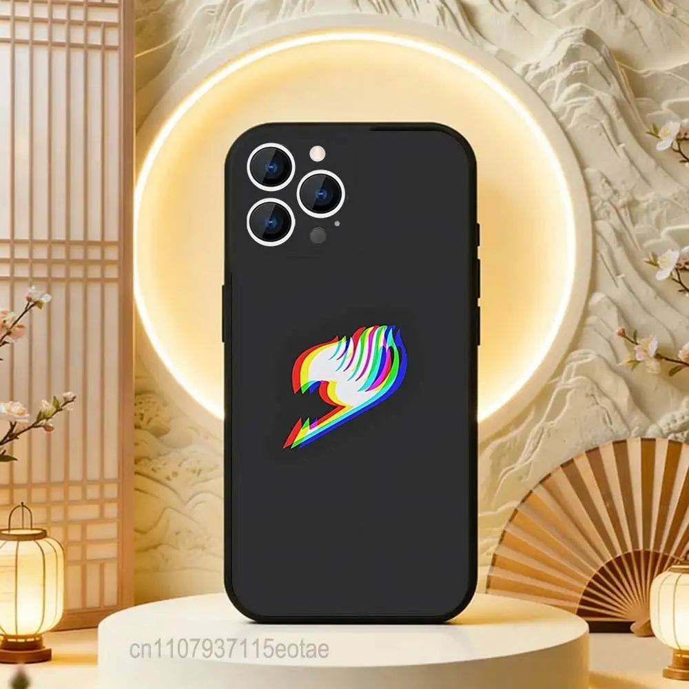 Anime Fairy Logo Black Protective Phone Case