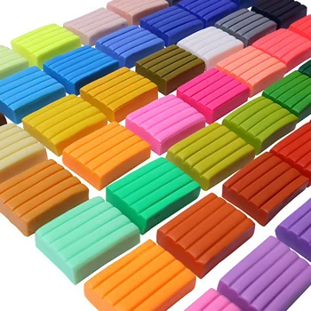 Oven Bake Polymer Clay Set 24 Colors 20g Block Modeling Clay Sculpting and Starter Bake Clay Kit Baking and Colored Professional 1