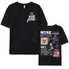Rapper Myke Towers Graphic Printed T-shirts for Men Harajuku Hip Hop Oversized T Shirt Unisex Summer Cotton Short Sleeve T-shirt 4