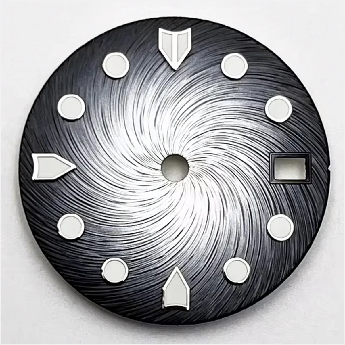 28.5 مللي متر قرص ساعة لحركة NH35 NH35A أخضر مضيء...