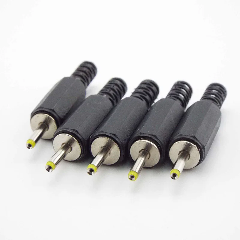 DC Male Jack Power Plug Adapter 3.5x1.35 4.0x1.7 4.8x1.7mm 5.5x2.1mm 2.5mm Male Jack Socket Audio Connector
