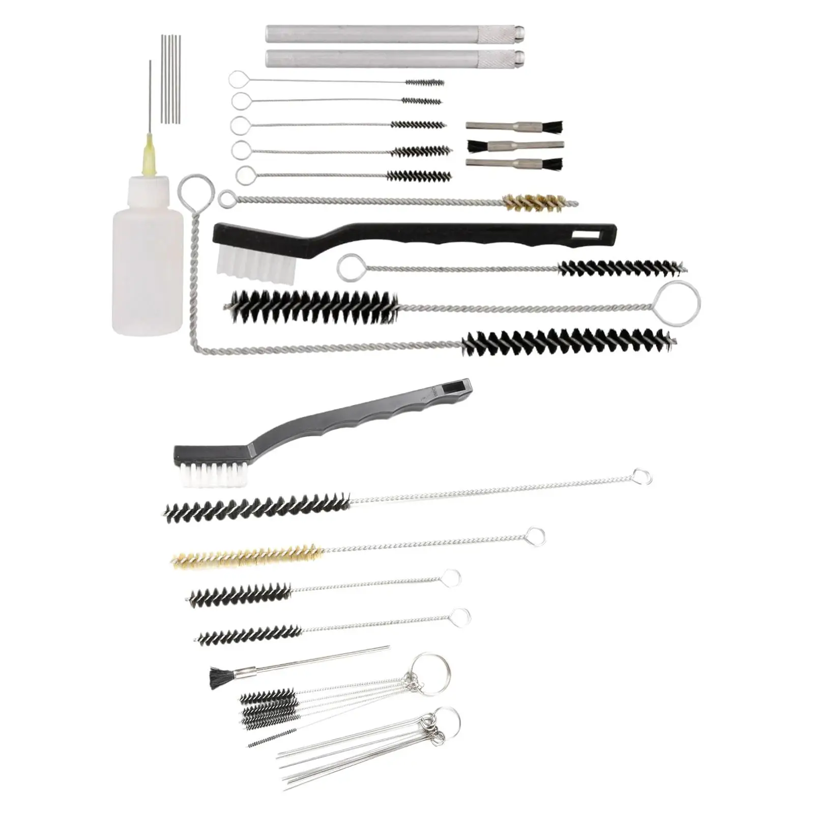 

Spray Lance Cleaning Kit Needle & Brush Set for Cleaning Thin Tubes Remove Nozzle Paint Dirt Air Tools Auto Parts Cleaning
