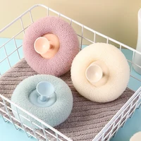 Exfoliating Shower Brush Massage Bath Sponge Ball Body Gently Deep Cleaning Scrubbers with Suction Cup Bathroom Accessories 2