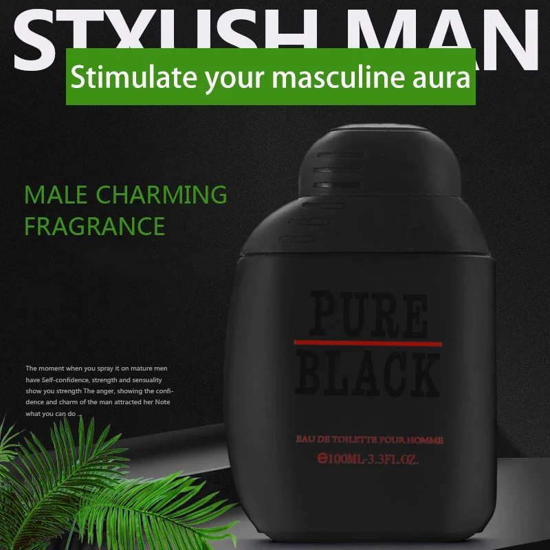 Herren Eau De Toilette Pure Black Holzig Maritime Duftnote_voghion.com