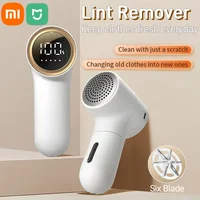 Xiaomi MIJIA Electric Lint Remover Intelligent Digital Display Hairball Trimmer Rechargeable Portable Clothe Shaver 5 Gear Razor 1