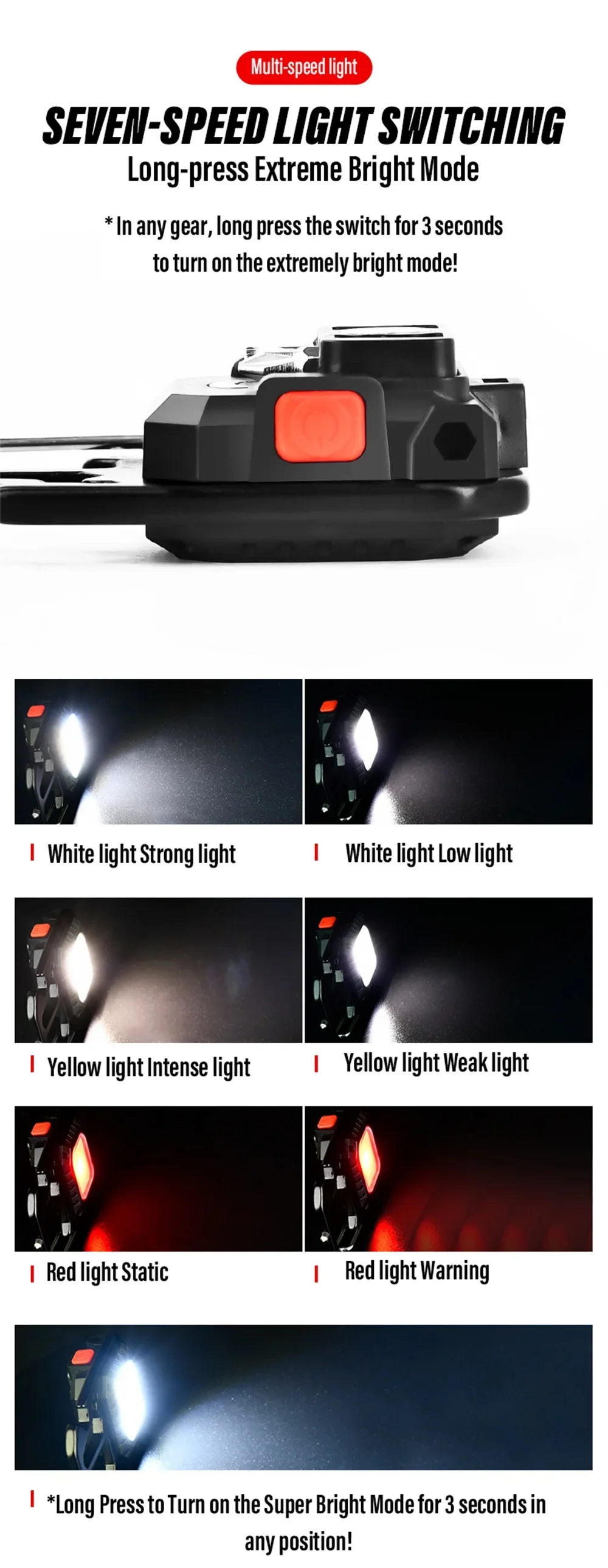 Description Picture 6 of itemRechargeable Mini COB Keychain Light, Multi-function Super Bright Flashlight, Outdoor Camping Light with Magnet, Screwdriver