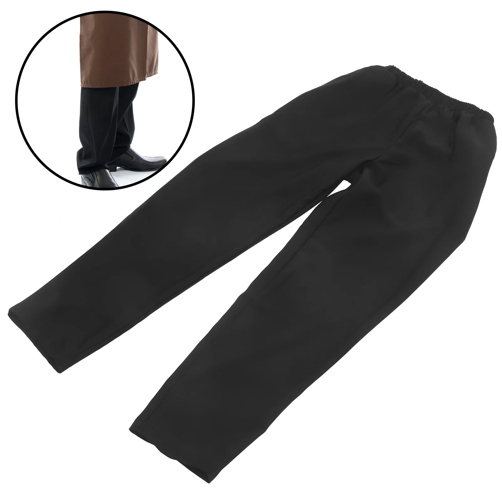 

Working Clothes for Blouses Canteen Uniform Loose Pants Workwear Black Women Dressy