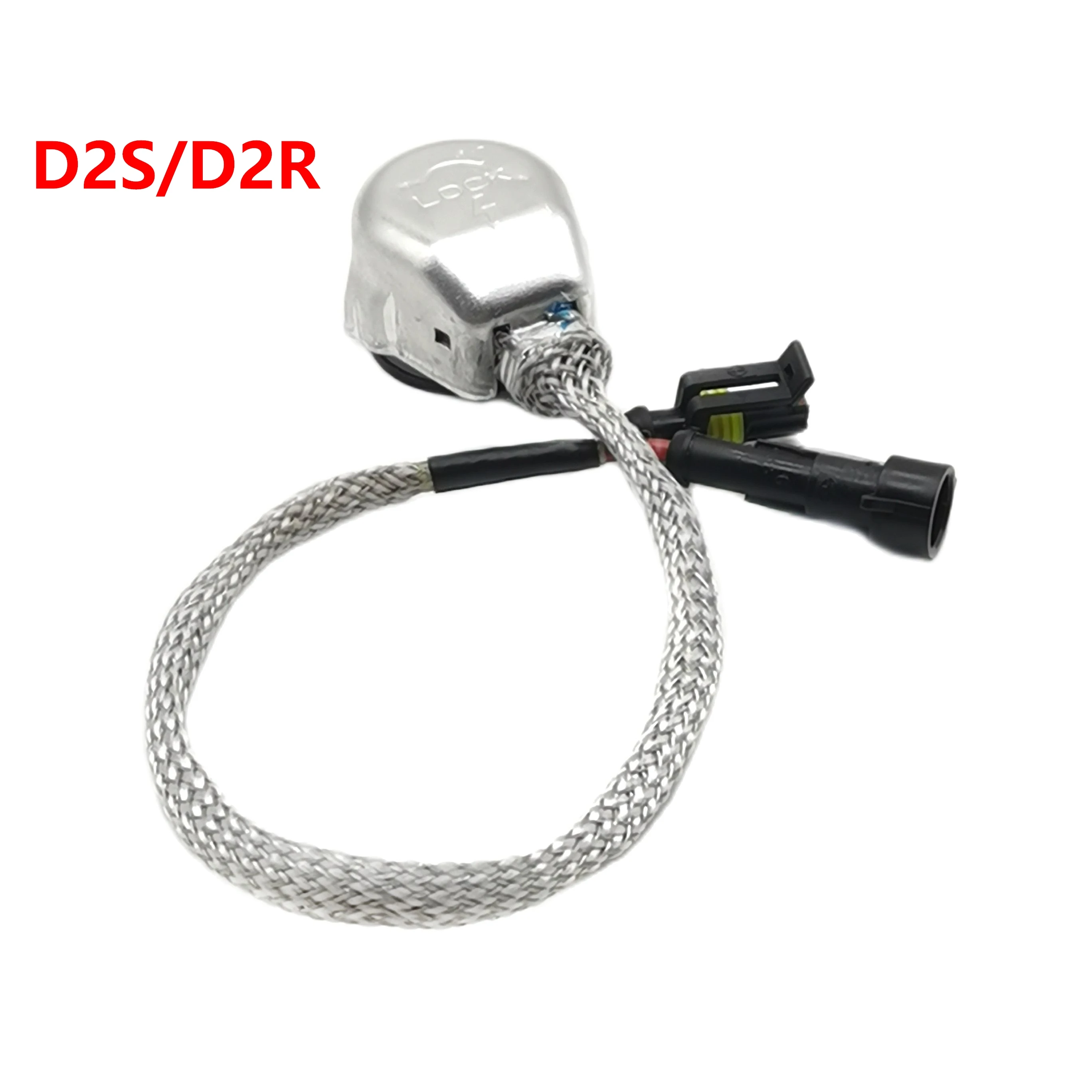 Genuine D2S D4S Aluminum Socket Adaptor Xenon Bulbs Wiring Harness