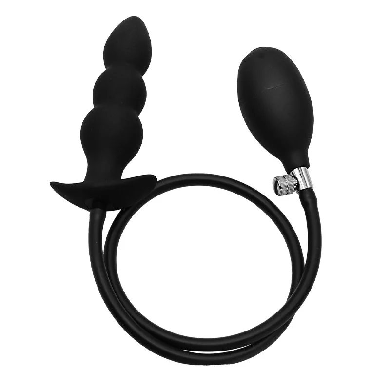 Adult Supplies Gourd Pull Beads Inflatable Expansion Butt Plug Back Court Dilator Anal Expansion Inflatable Ball Men and Women I