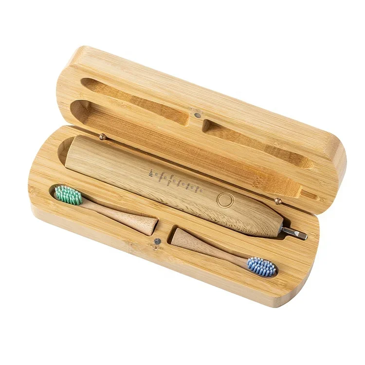 divtop-大人向けの竹製歯ブラシ自動ホワイトニング充電式カスタム