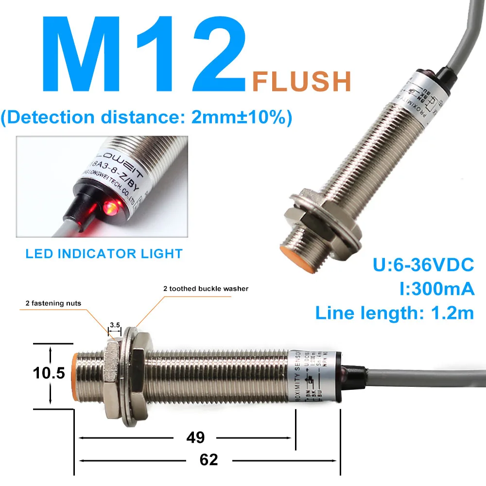 QUARKZMAN M12 Näherungsschalter Induktiv – 5 St? Produktbild-Vorschau 4