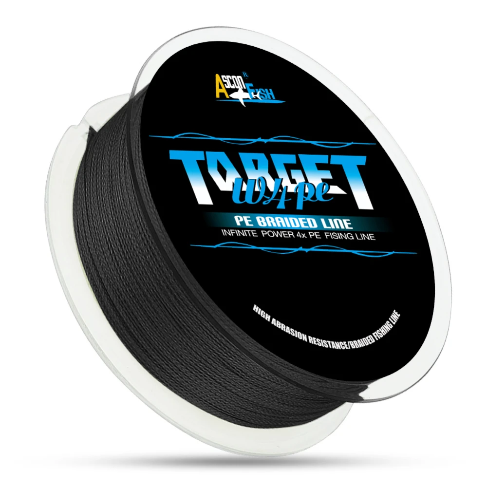 PE Braided Fishing Line 4 Strands Fishing Cord Thread Ice Sea 6-100LB 100M 300M fishing line