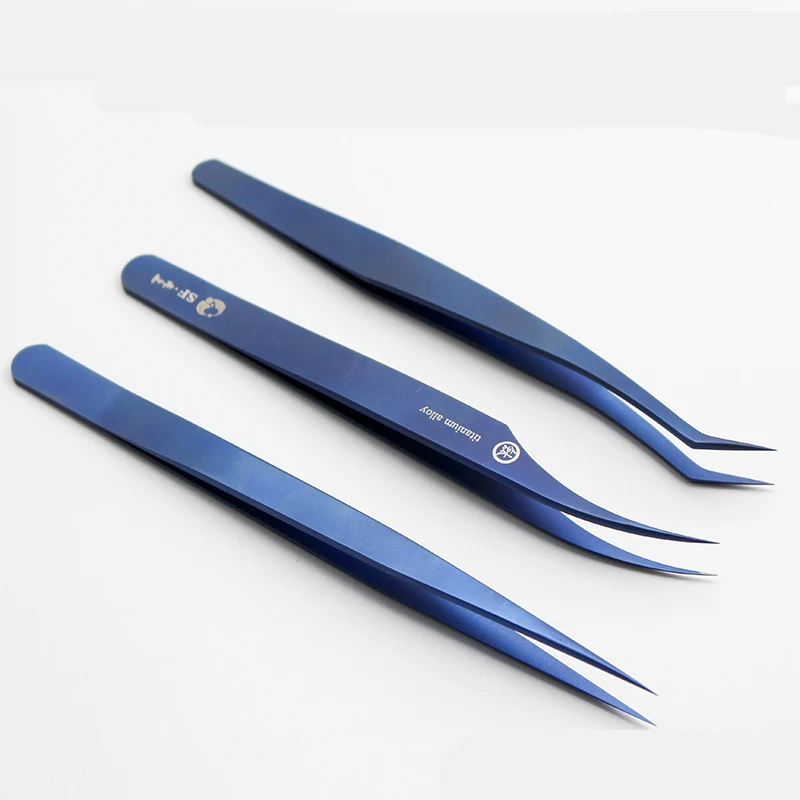 Hair Transplant Tweezers Hair Transplant Tweezers Gold Feather Clip